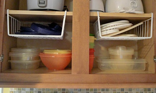 inside kitchen cabinets