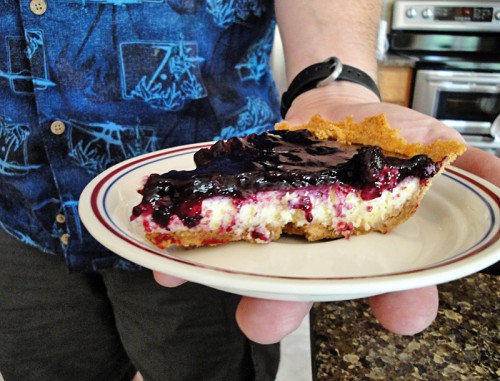 blueberry cheesecake pie