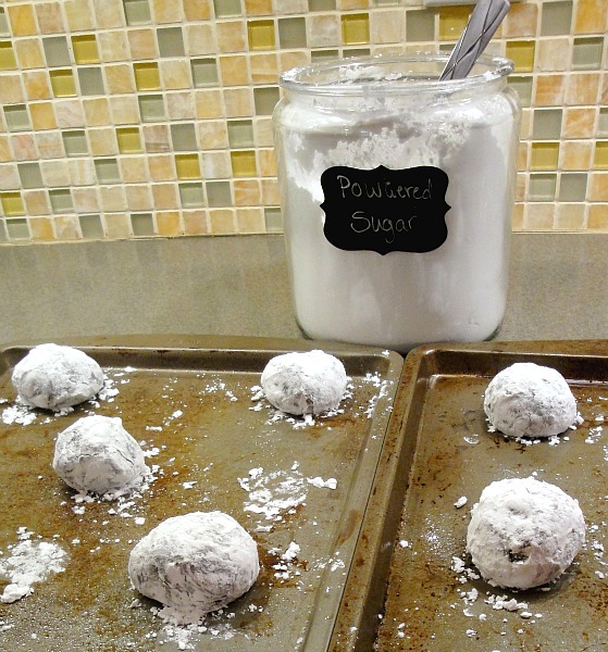 powdered sugar cookies