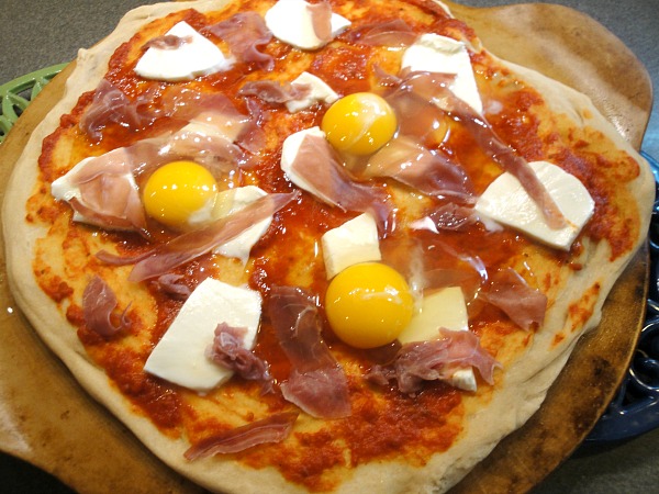 egg pizza