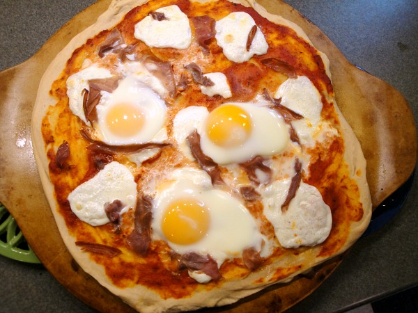 egg pizza