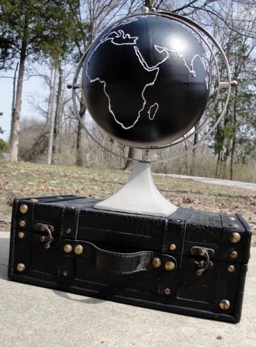 chalkboard globe