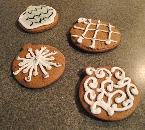 Ornament Gingerbread Cookies