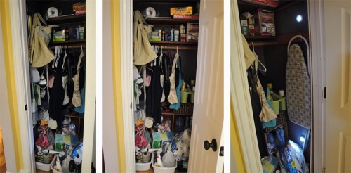 cleaning closet