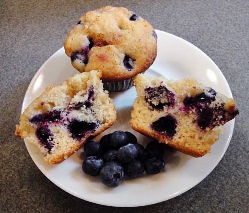 blueberry muffins