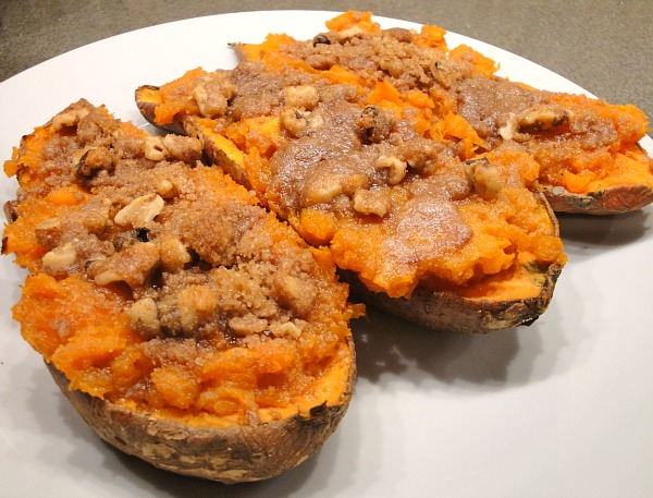 twice baked sweet potatoes